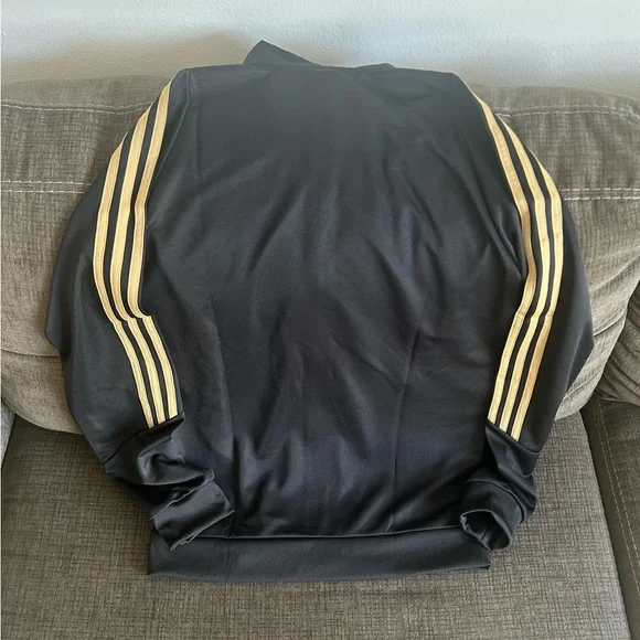 Adidas Authentic Lionel Messi Soccer Black Training Track Jacket Men’s Sz: M - Picture 5 of 5